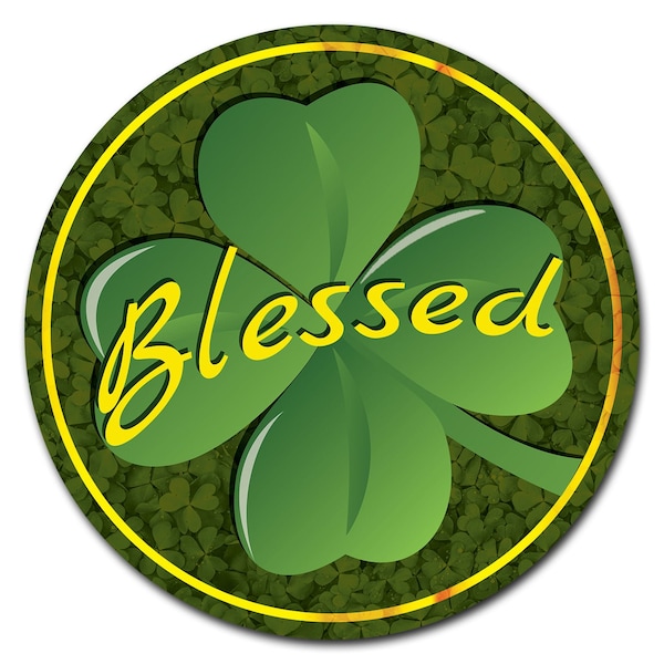 Signmission Blessed Circle Corrugated Plastic Sign C-12-CIR-Blessed - main